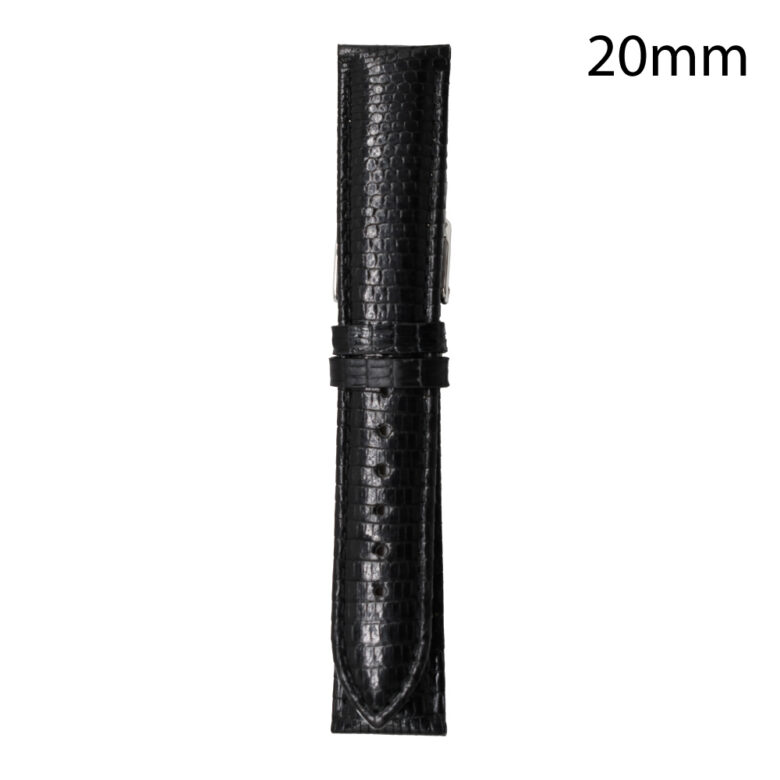 CORREA PIEL NEGRA COIMBRA 20MM