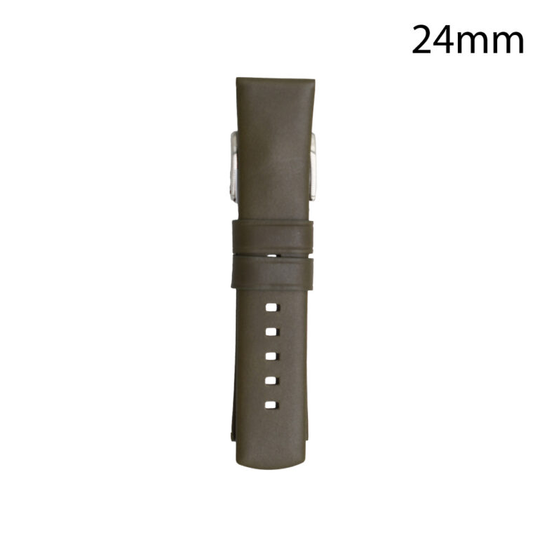 RJ70198 CORREA PIEL VERDE GERONA 24MM
