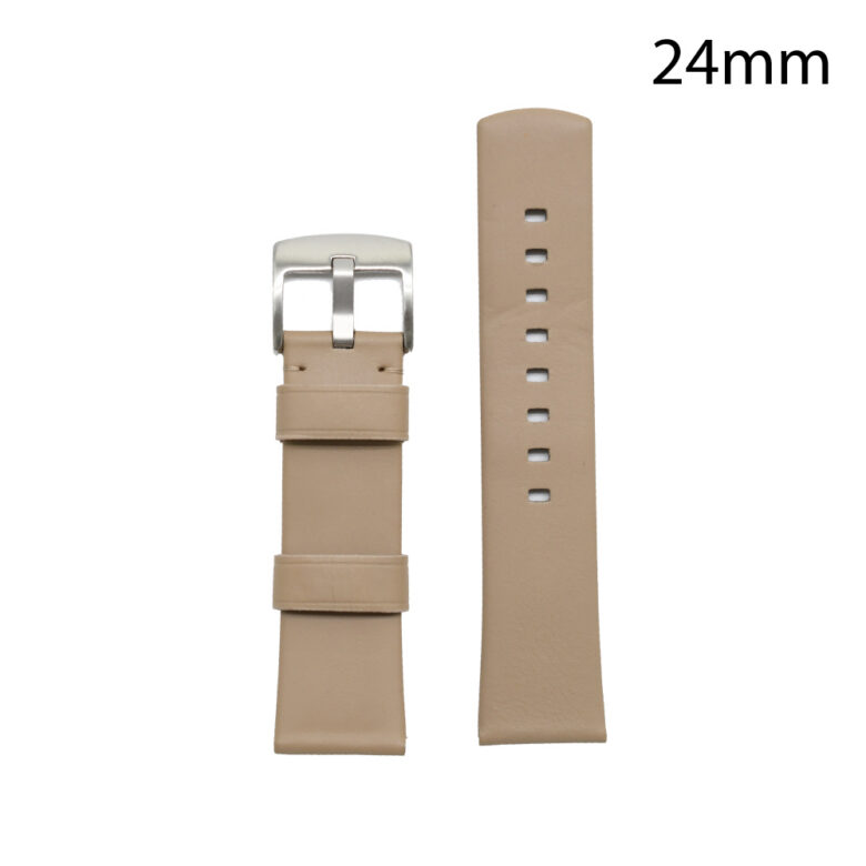 CORREA PIEL BEIGE GERONA 24MM