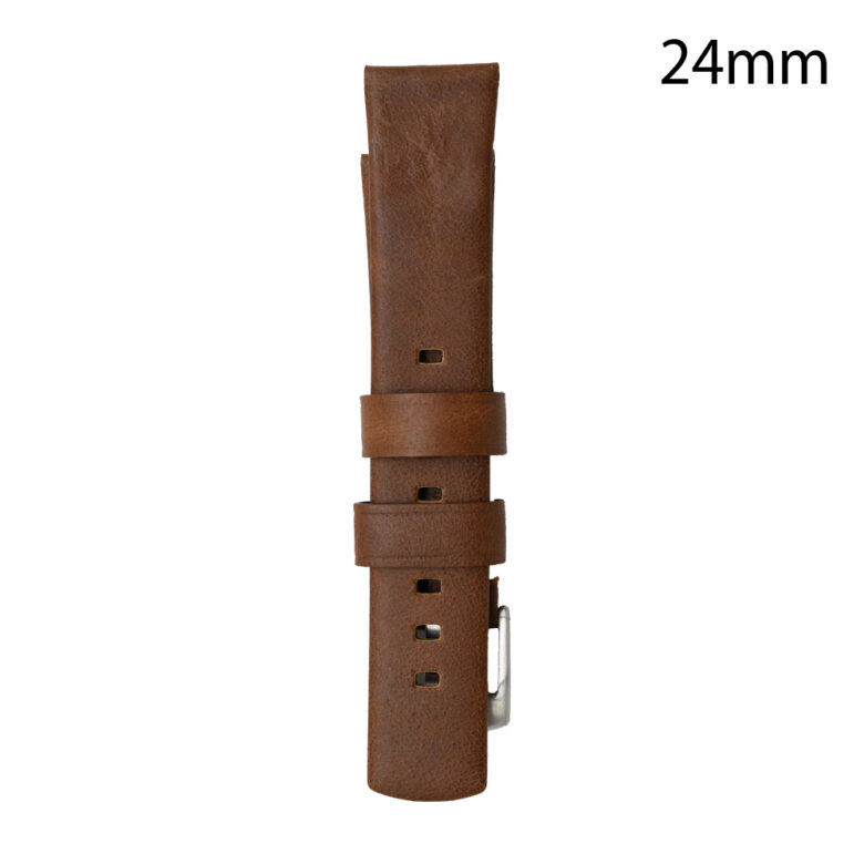 RJ70204 CORREA PIEL MARRÓN GERONA 24 MM