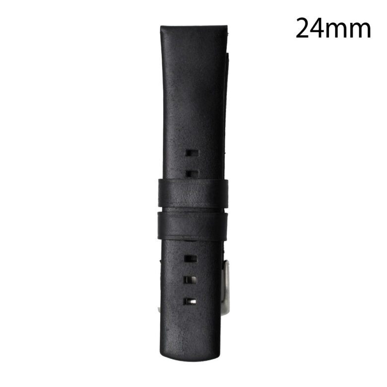 CORREA PIEL NEGRA GERONA 24MM
