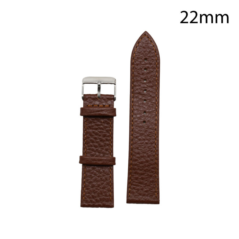 CORREA PIEL MARRON CLARO HUESCA 22 MM