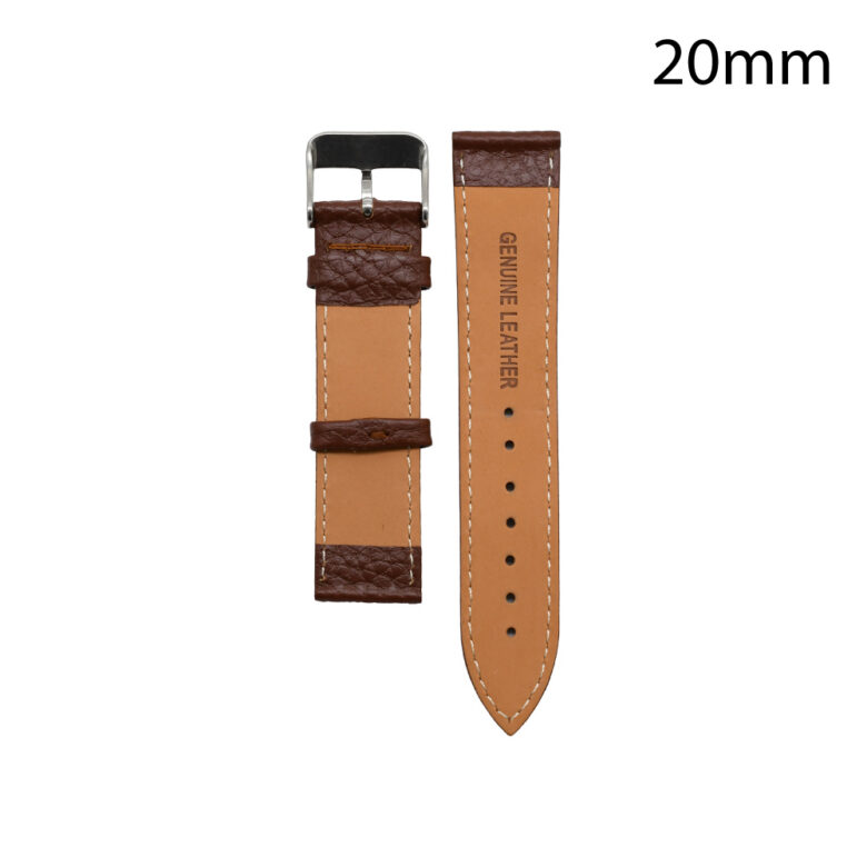 CORREA PIEL MARRON CLARO HUESCA 20 MM