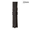 CORREA PIEL MARRON OSCURO HUESCA 22 MM