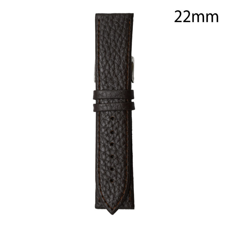 CORREA PIEL MARRON OSCURO HUESCA 22 MM