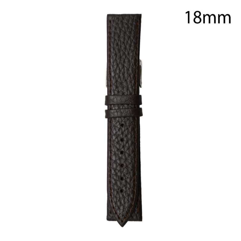CORREA PIEL MARRON OSCURO HUESCA 18 MM