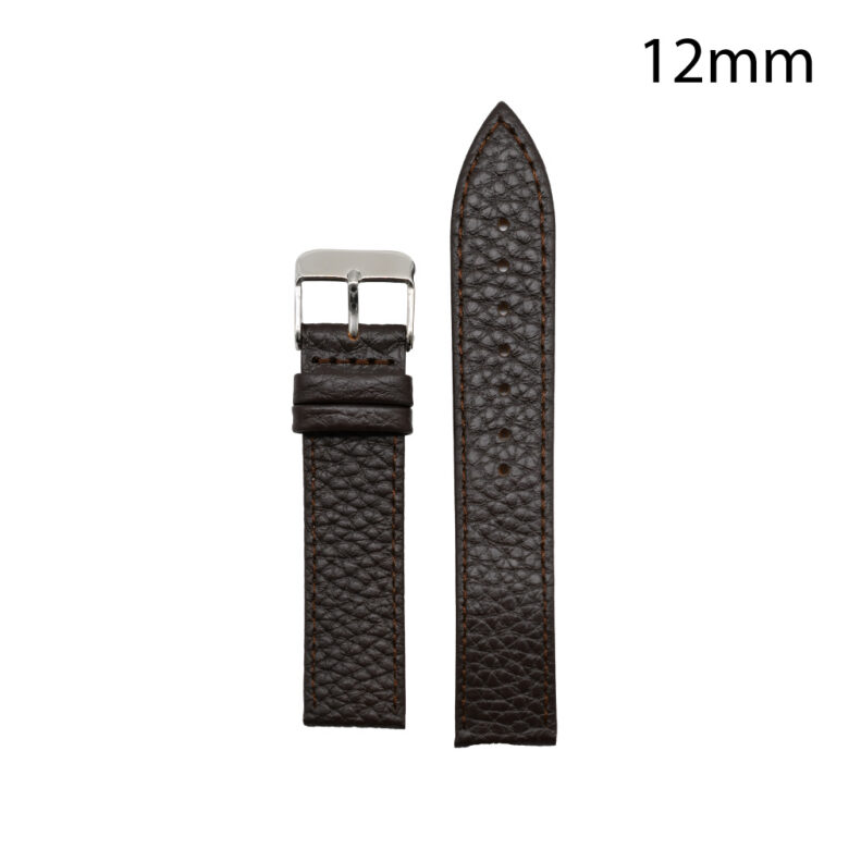 CORREA PIEL MARRON OSCURO HUESCA 12 MM