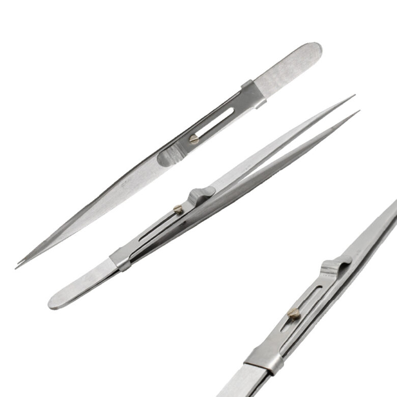 AJ30223 PINZA (BLOQUEO LATERAL) 16.5 CM PARA JOYEROS