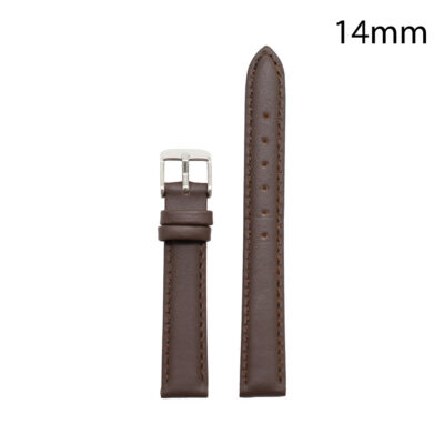 CORREA PIEL MARRON OSCURO ALMERIA 14MM