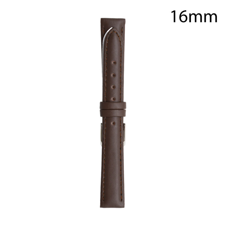 CORREA PIEL MARRON OSCURO ALMERIA 16MM