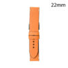 CORREA PIEL NARANJA BURGOS 22MM