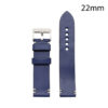 CORREA PIEL AZUL BURGOS 22MM