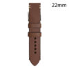 CORREA PIEL MARRON OSCURO BURGOS 22MM