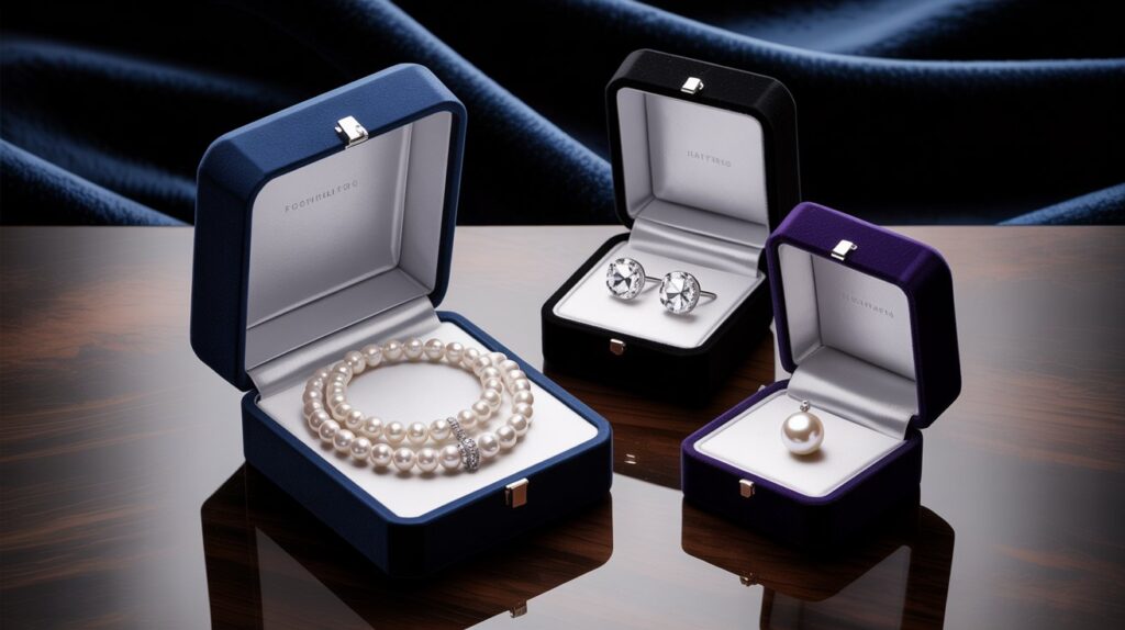 Exhibición de Joyas Avanzada: 3 Técnicas Profesionales y el Insumo Secreto que debes aprender 2 Cajas y estuches de terciopelo de lujo para crear una experiencia de exhibición y unboxing premium en joyerías