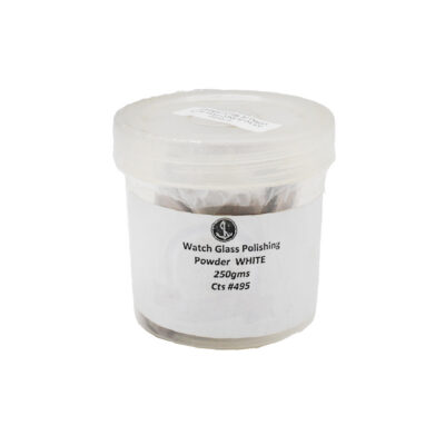 RJ70293 POLVO PULIDOR DE VIDRIO (MINERAL) PARA RELOJ (APROX.250 GMS) POLVO BLANCO