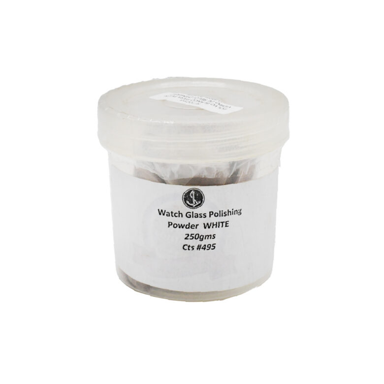 RJ70293 POLVO PULIDOR DE VIDRIO (MINERAL) PARA RELOJ (APROX.250 GMS) POLVO BLANCO