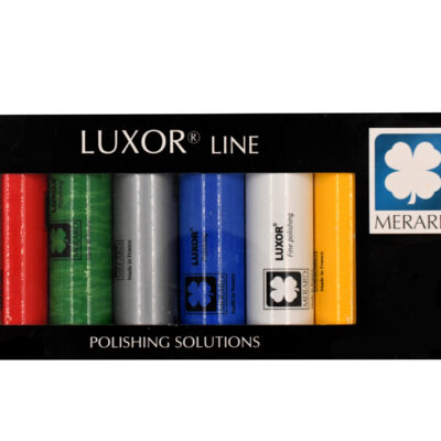 AJ30304 CAJA PASTA DE PULIDO 7 COLORES LUXOR 30X80MM REF XLUXBOX